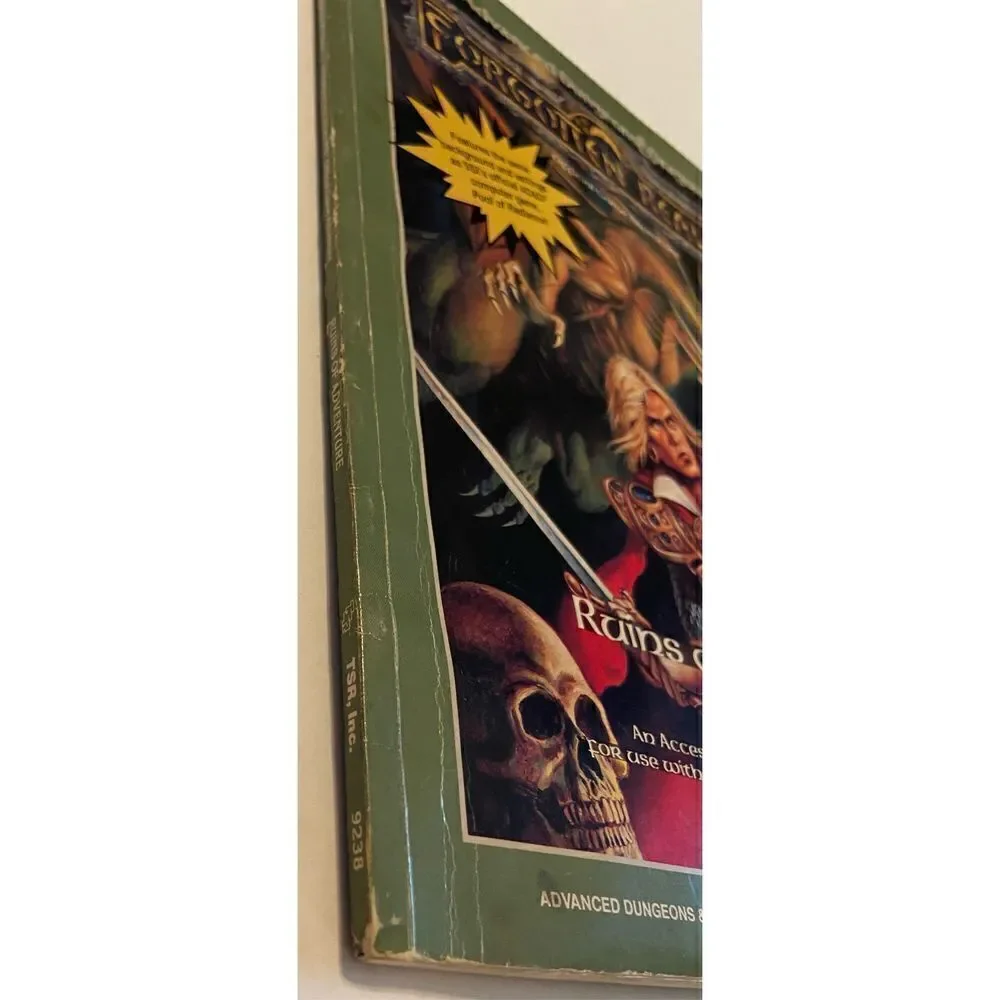 AD&D Advanced Dungeons & Dragons Forgotten Realms Ruins Of Adventure 1988 TSR